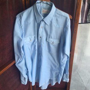 Vintage Wrangler Pearl Snap Rockabilly shirt